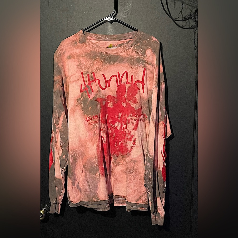 Zumiez brand long sleeve tee reversed tyedye